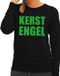 Bellatio Decorations Shoppartners Bv Foute kersttrui / sweater Kerst Engel zwart voor dames - XS