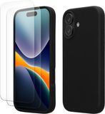 kwmobile hoes met 2x screenprotectors voor Apple iPhone 17