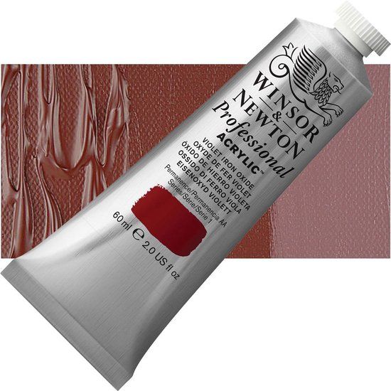 Winsor & Newton Professional Acrylic Tube - Violet Iron Oxide 60 ml