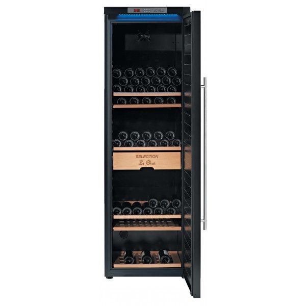 Le Chai LMV2370HD - Wijnkoeler - Vrijstaand - 237 flessen - Zwart/RVS