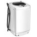 FANTASK Volautomatische wasmachine, 3,5 kg, miniwasmachine met centrifuge, 6 programma's, 240 W bovenlader, volautomatische wasmachine met pomp, voor appartement, camper en camping