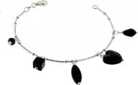 Orphelia Jewelry ZA-1721 Damesarmband, verschillende synthetische elementen, 925 sterling zilver, 18 centimeters, Sterling zilver