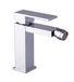 DP armatuur SENC-0002 eengreepsmengkraan voor bidet, zilverkleurig