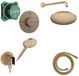 Hansgrohe ShowerSelect set de douche encastrée – Douche de tête Ø28 cm – Bras mural droit 39 cm – Bronze brossé