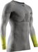X-Bionic Invent Fx Heren Thermoshirt Lange Mouwen - Neushoorngrijs/Lichtgrijs/Geel - S