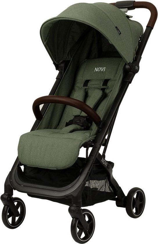 Novi Baby® Sky Buggy - Groen Melange - Inklapbaar - 6 maanden - 6 jaar - Incl. Regenhoes