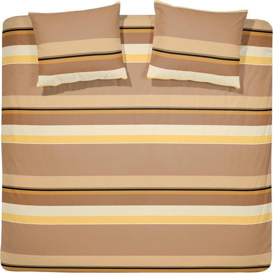 Cinderella Cuba Dekbedovertrek Flanel - 240x200/220 cm - Karamel - Lits-jumeaux