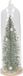 Merkloos / Sans marque Koopman International Zilveren kerstboom in stolp kerstversiering hangdecoratie 22 cm