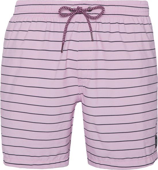 Protest SHARIF Zwembroek Heren Pastel Pink Gestreept
