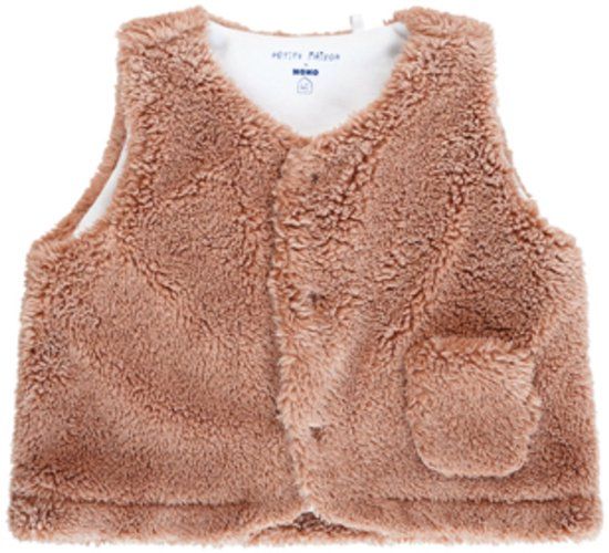 Petite Maison Kato Fluffy Gilet Vest Caramel