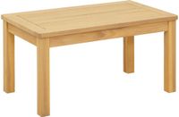 vidaXL Salontafel, Massief Acacia Hout, Licht, 70 x 40 x 36 cm
