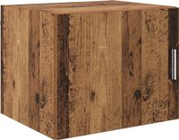 vidaXL Wandkast Oud hout 50 x 42.5 x 40 cm Bewerkt hout