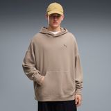 PUMA Essentials oversized hoodie voor heren XS, Mouse Gray Beige