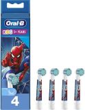 Oral-B Kids Spiderman Ersatzbürstenköpfe für elektrische Zahnbürsten 4 Stück