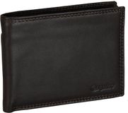 Esquire Duo portemonnee leer 12,5 cm - Zwart