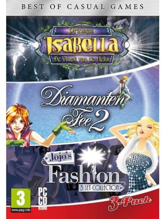 Iwin Prinses Isabella + Diamanten Fee 2 + Jojo Fashion 3-Pack - 8716051046578