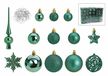 G. Wurm Set de décorations de Noël Plastique Vert 111 pièce(s)