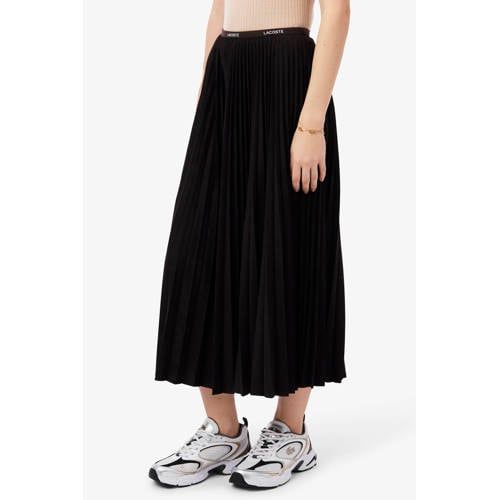 Lacoste midi rok zwart