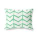 BonaMaison Petrol Groen-Wit Decoratieve Kussensloop, Kussenhoezen Bank, Decoratieve Kussenhoesjes, Kussensloop; Sofa, Slaapkamer, Kantoor, Auto 45x60 Cm - Ontworpen en vervaardigd in Turkije