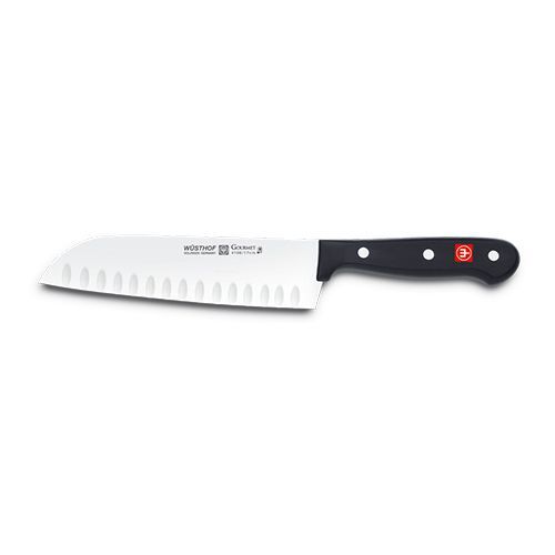 Wusthof WÃ¼sthof Dreizack koksmes Santoku 17cm met kuiltjes