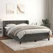Maison Exclusive - Sommier à lattes de lit et matelas Velours gris foncé 140x190cm