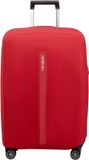 Samsonite TA Revolution - Opvouwbare Beschermhoes voor Koffer Maat M, Kofferhoes Passend voor 66–69 cm, Reiskoffer Bescherming, met Reflecterend Detail, Rood