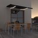 Maison Exclusive - Parasol électrique avec éclairage LED et capteur, 3 x 2,5 mètres, anthracite