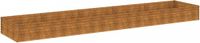 vidaXL verhoogde plantenbak 482x100x36 cm cortenstaal