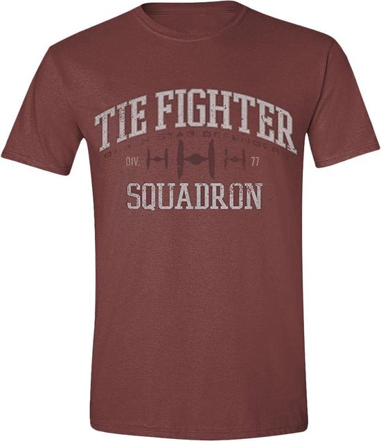 Star Wars - Tie Fighter Squadron T-Shirt - Rood - XXL