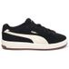PUMA Court Classic Suede sneakers uniseks, Zwart/Goud, Maat 42