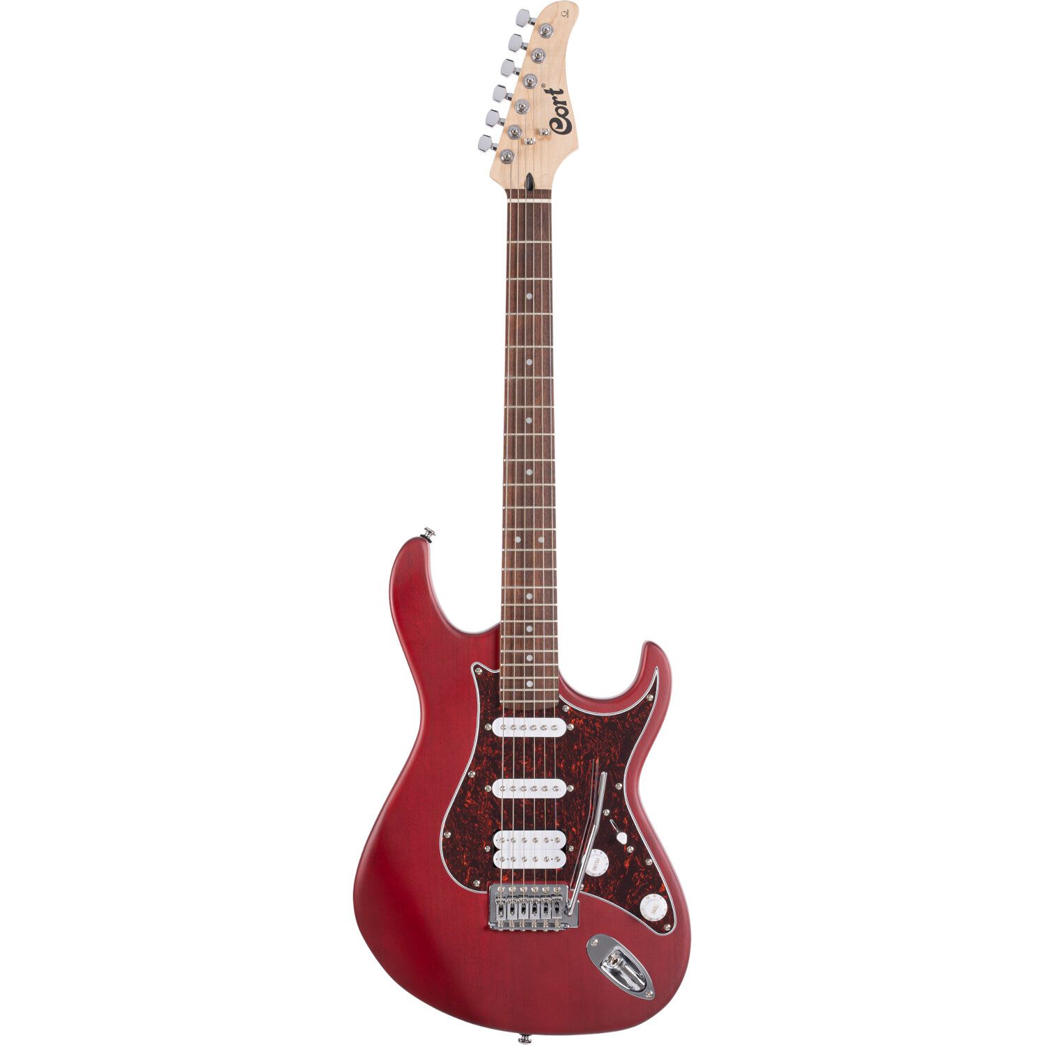 Cort G110 Open Pore Black Cherry - Elektrische gitaar - Zwart