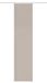 84860 HOMEbasics Oxford schuifgordijn, ondoorzichtig linnenstructuur, 245x60 cm, uni/eenkleurig, natuur