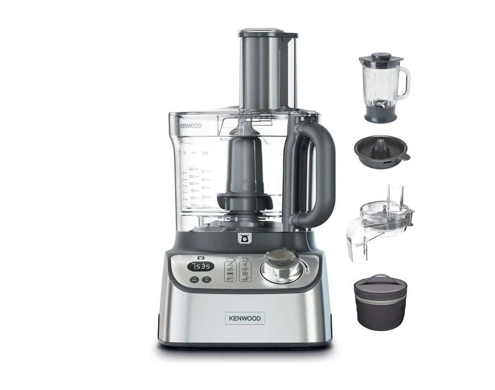 Kenwood FDM72.990SS Food Processor - 3L - Stainless Steel - Built-in Scales