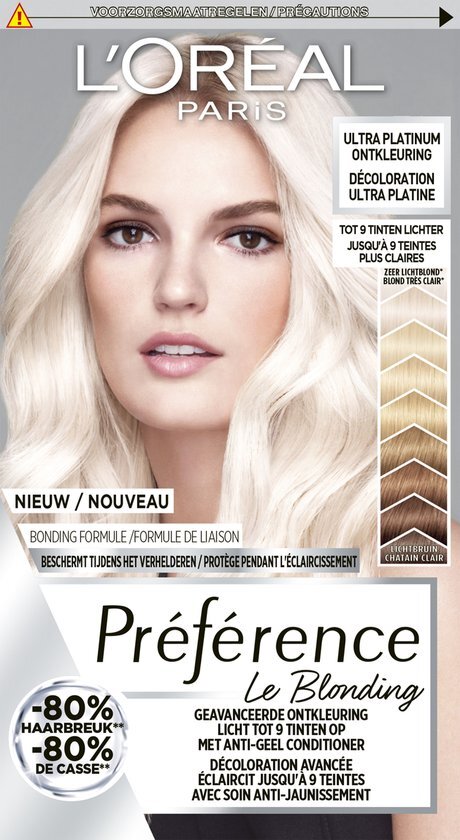 L'Oréal Préférence Ultra Platinum - Platinum Blond - Ontkleuring