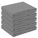 vidaXL Tafelkleed - Vierkant - Lichtgrijs - 110 x 110 cm - Polyester