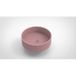 Arcqua Case waskom - 40x40cm - Rond - Cast marble Roze Mat WAS404260