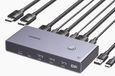 Ugreen 25962 KVM-switch Grijs