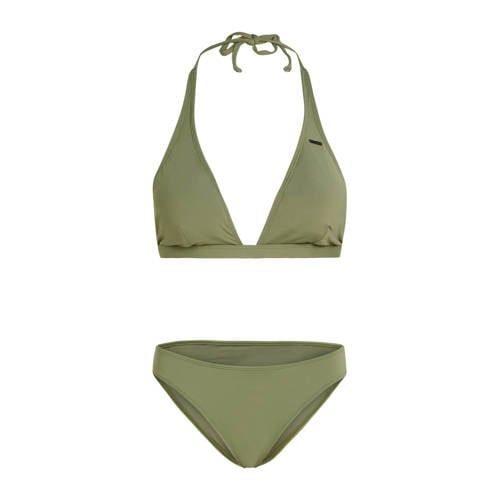 O'Neill Marga Cruz voorgevormde halter bikini set olijfgroen