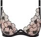 Chantelle Lush Plunge BH Zwart/Soft Pink