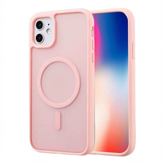 imoshion Color Guard Backcover geschikt voor MagSafe - Lichtroze - Apple iPhone 11