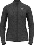 Odlo TENCIA Mid layer full zip grijs dames hardloop lange mouw XXL