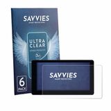 Savvies - Screenprotector voor Zontes 368D 2026 - Folie Beschermfolie transparant 6 Stuks