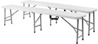 Gardiun New Koln 180x29x43 Cm Opklapbare Bank Zilver