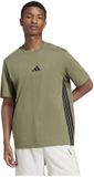 Adidas Essentials 3 Stripes Single Jersey T-shirt Korte Mouwen Groen S / Regular Man