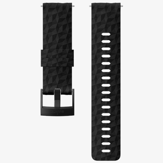 Suunto SS050221000 - Band - Zwart - 24mm - Silicone
