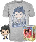 Funko Dragon Ball Z Verzamelfiguur & Tshirt Set -S- POP! & Tee Box Vegeta Grijs