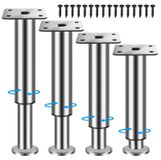 Inox Pieds de meuble réglables