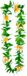 Boland Hawaii krans/slinger - Tropische kleuren mix groen/wit