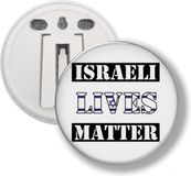 Merkloos / Sans marque KadoExpress Button Met Clip - Israel Lives Matter