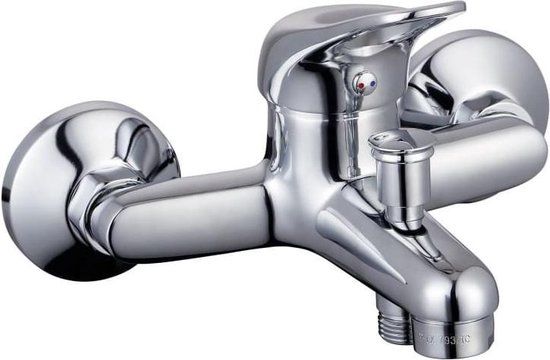 SCHÜTTE Porto Badkraan - Mengkraan - Chroom - 15 cm Hartafstand - 5 Jaar Garantie